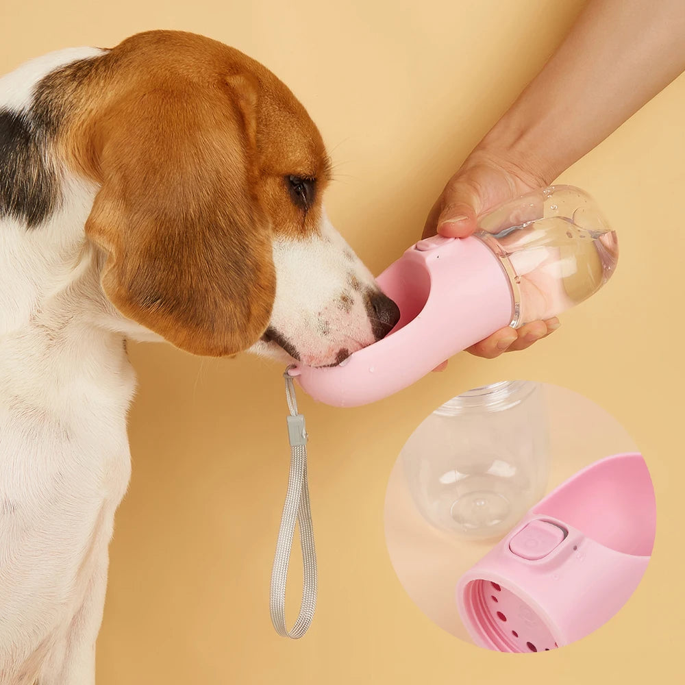Portable Pet Water Bottle — Leakproof Travel Drinking Dispenser for Dogs & Cats