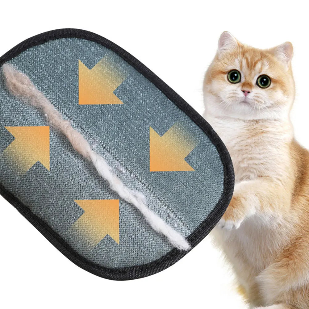 Pet Deshedding Grooming Glove — Gentle Hair Remover for Dogs & Cats