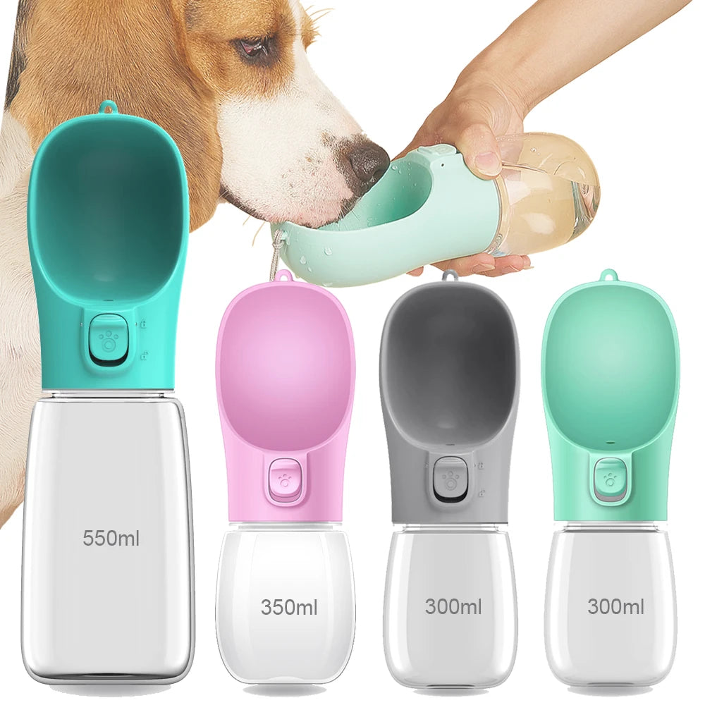 Portable Pet Water Bottle — Leakproof Travel Drinking Dispenser for Dogs & Cats