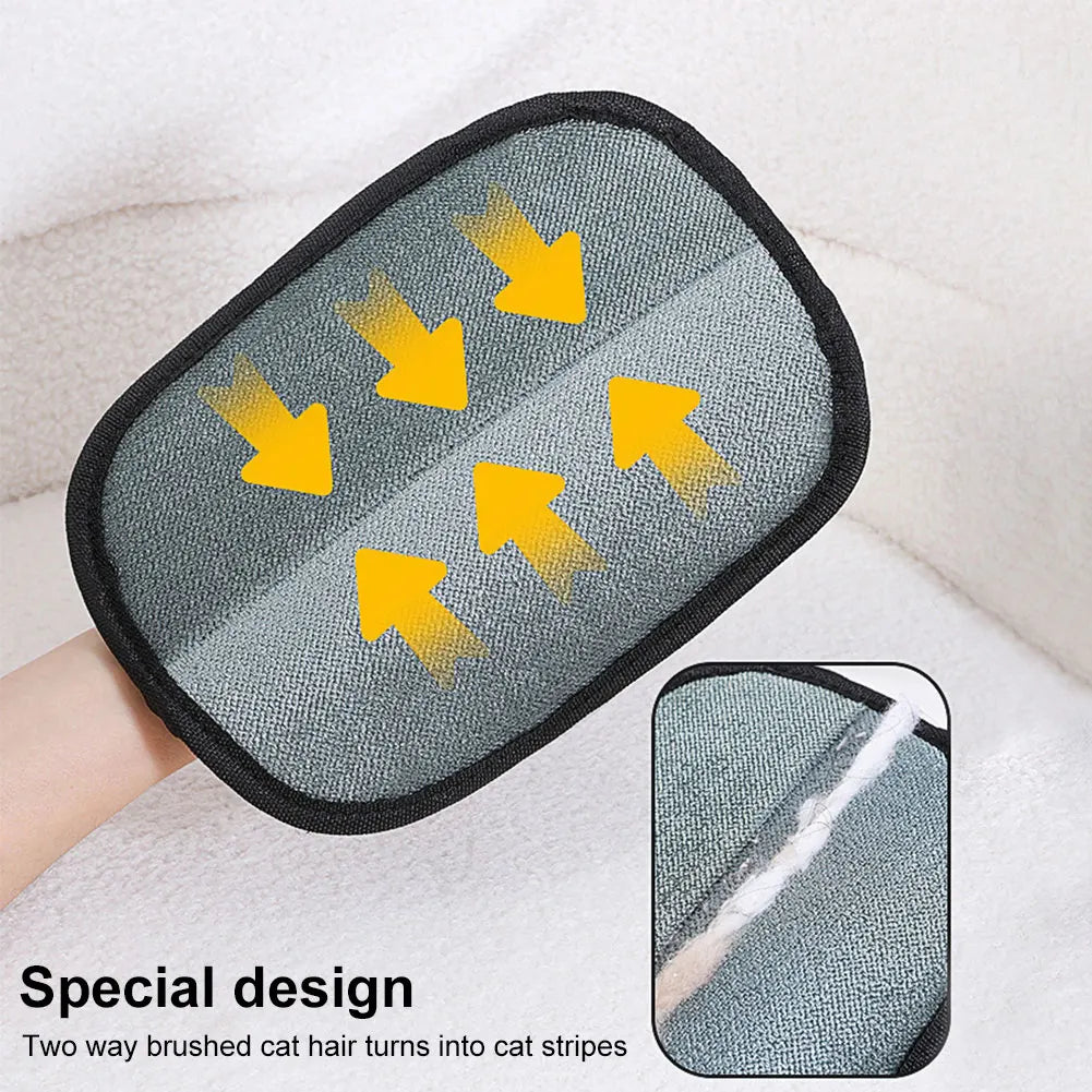 Pet Deshedding Grooming Glove — Gentle Hair Remover for Dogs & Cats